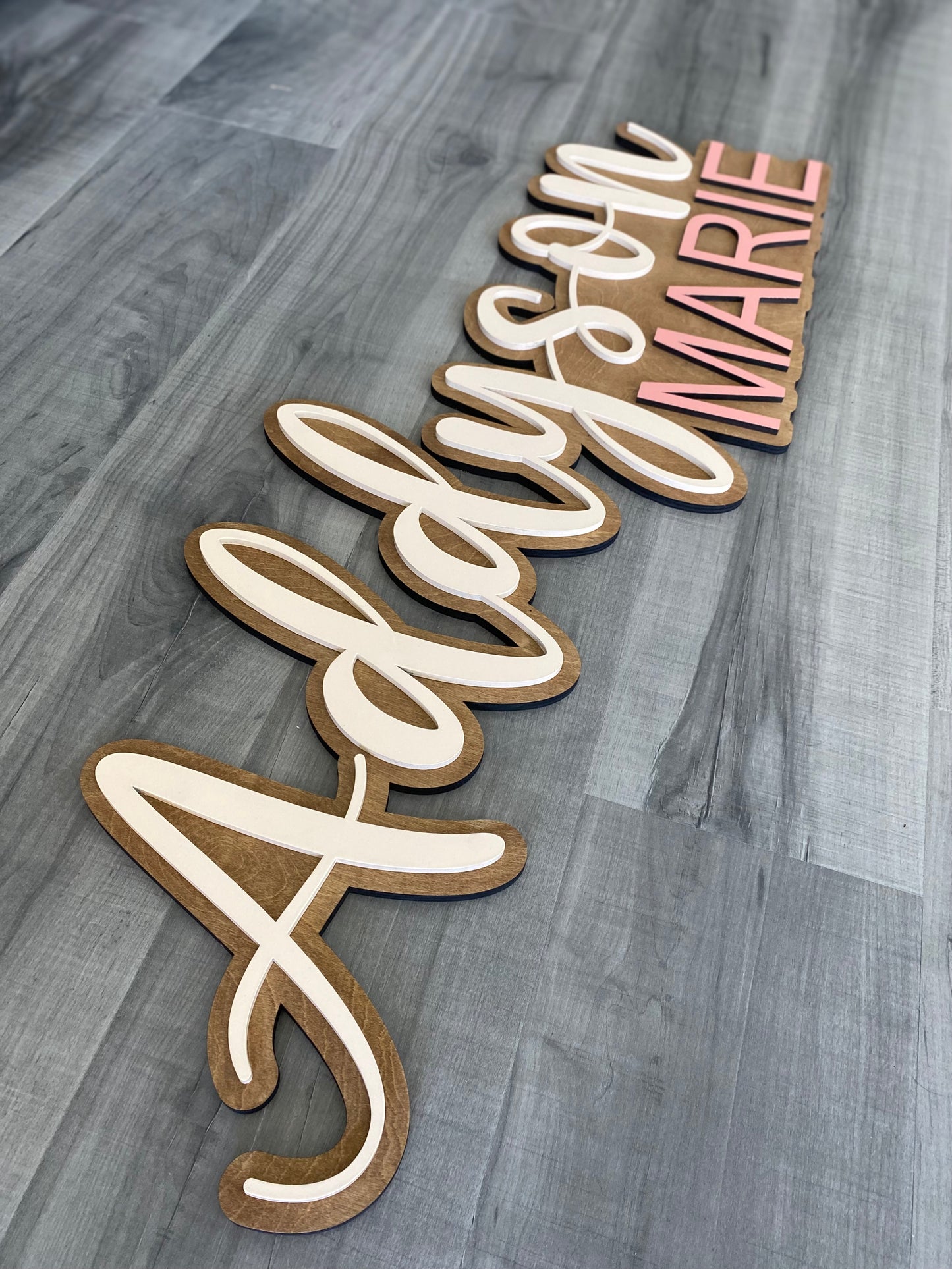 Personalized Name Wood Wall Sign