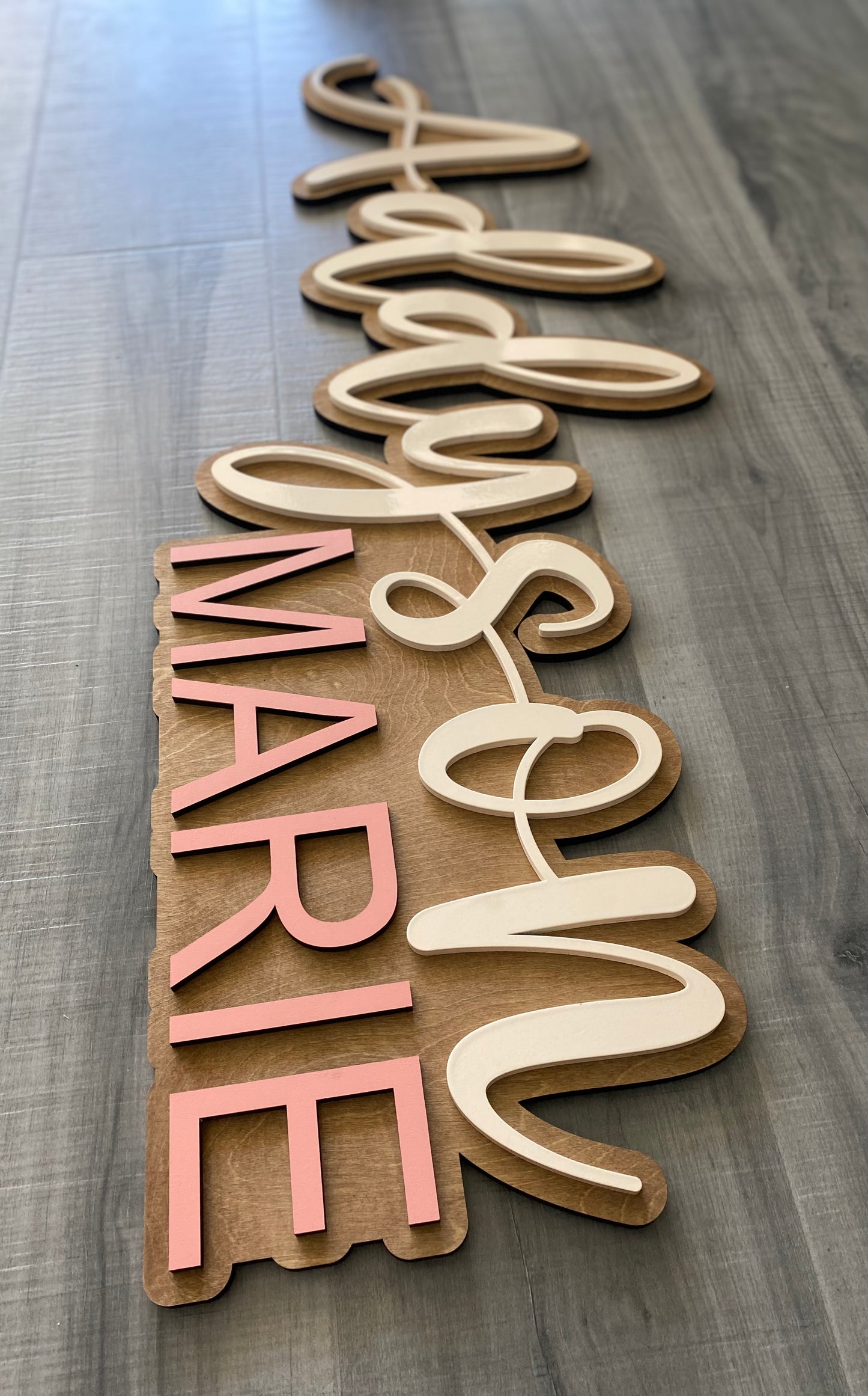 Personalized Name Wood Wall Sign