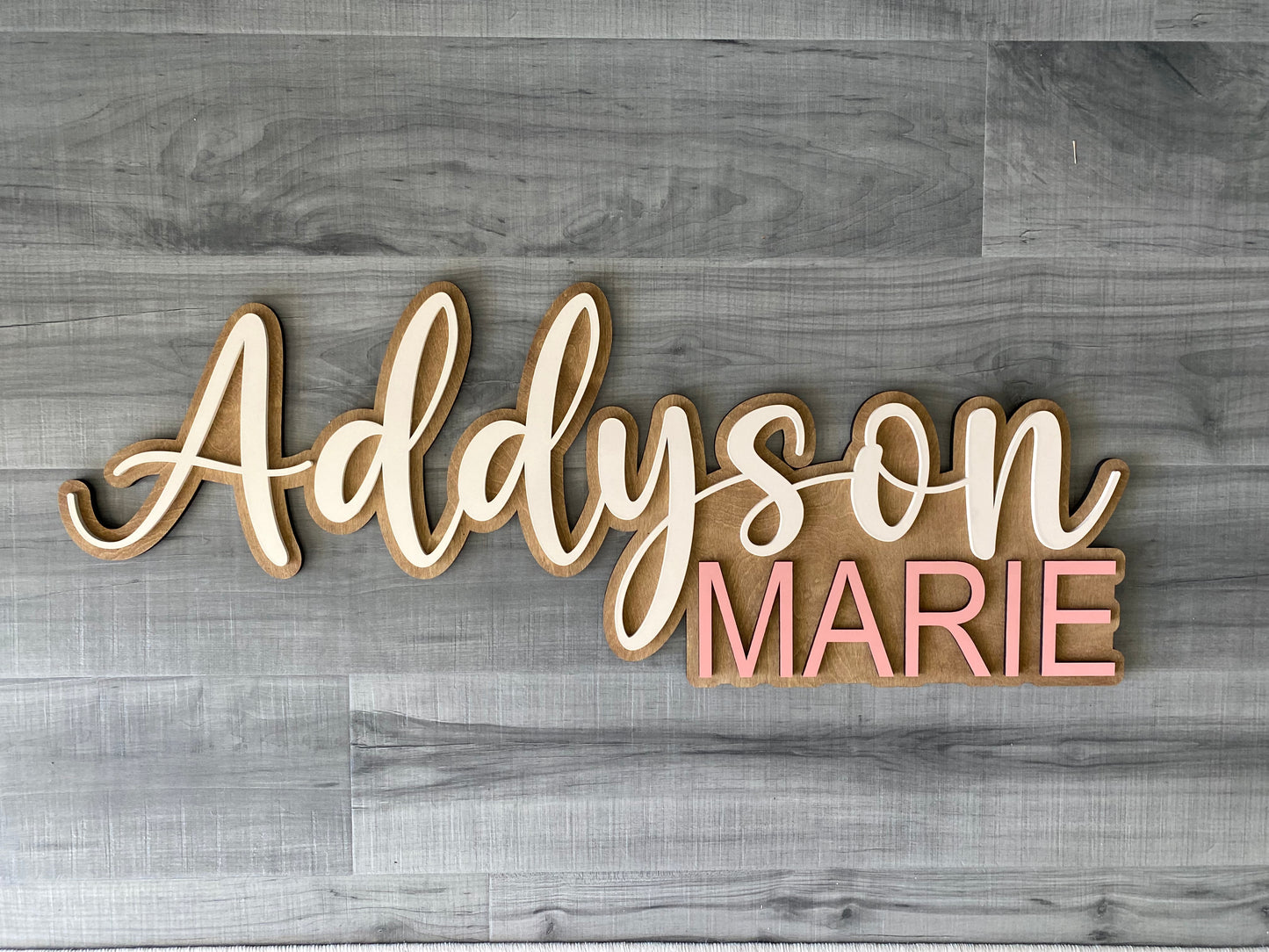 Personalized Name Wood Wall Sign