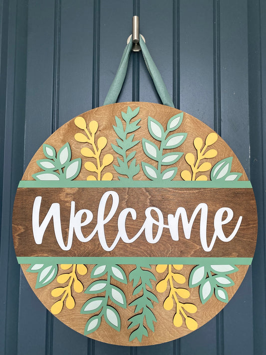Spring Into Spring Door Hanger
