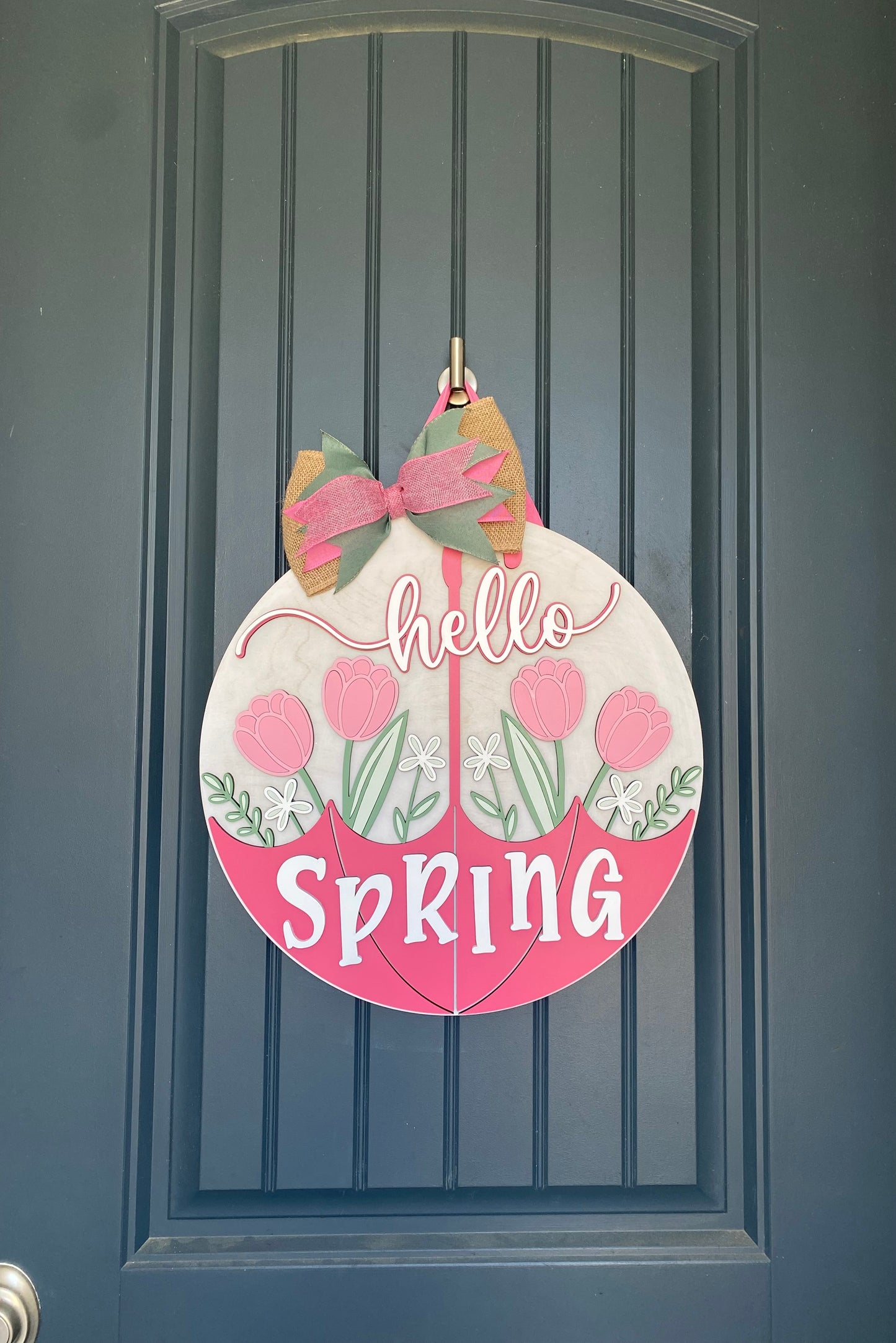 Hello Spring Door Hanger
