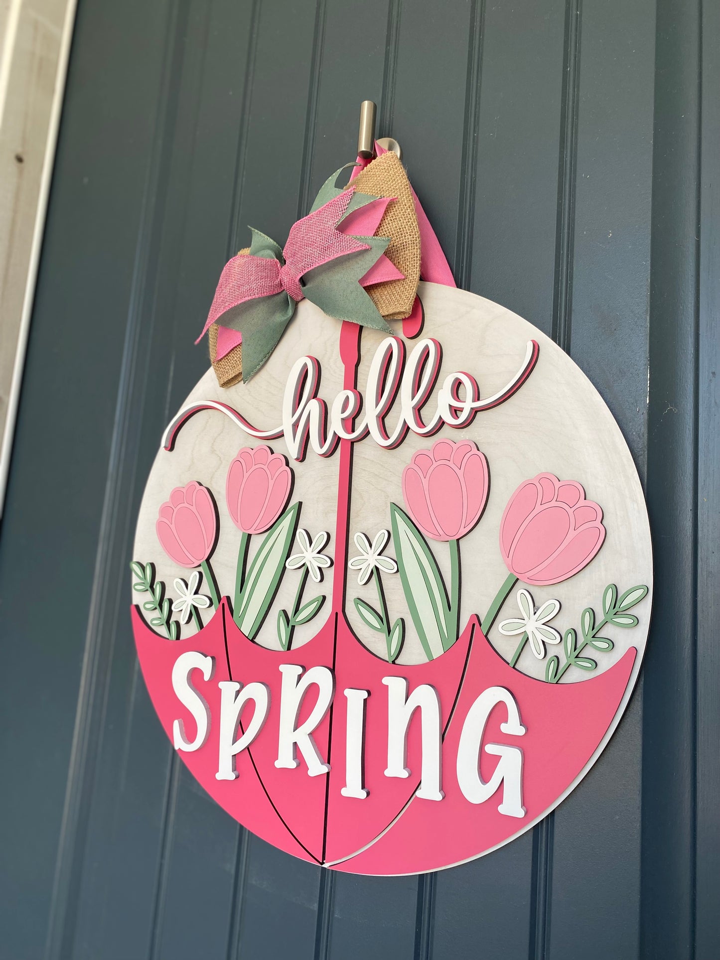 Hello Spring Door Hanger