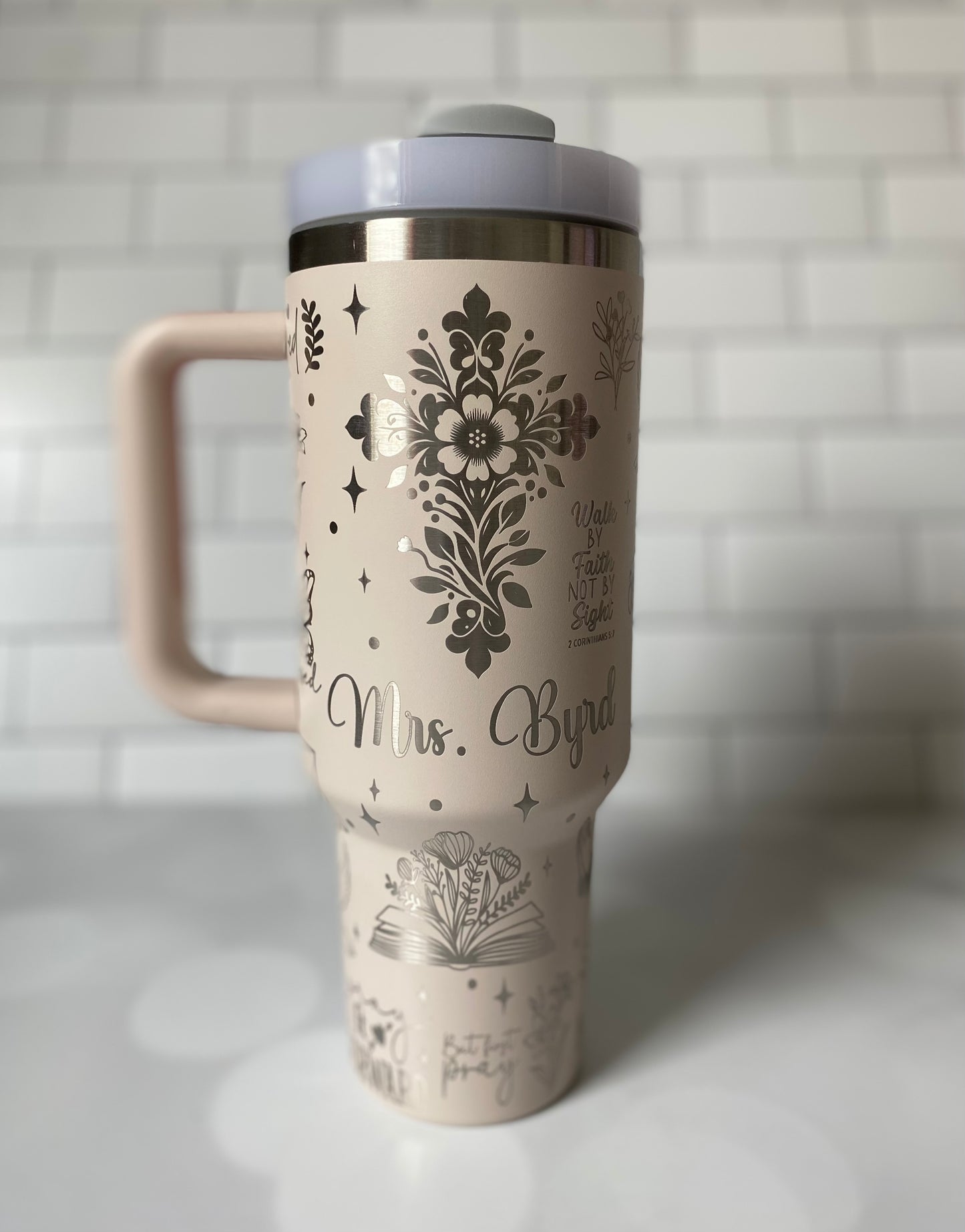 40oz Drink in His Word Tumbler