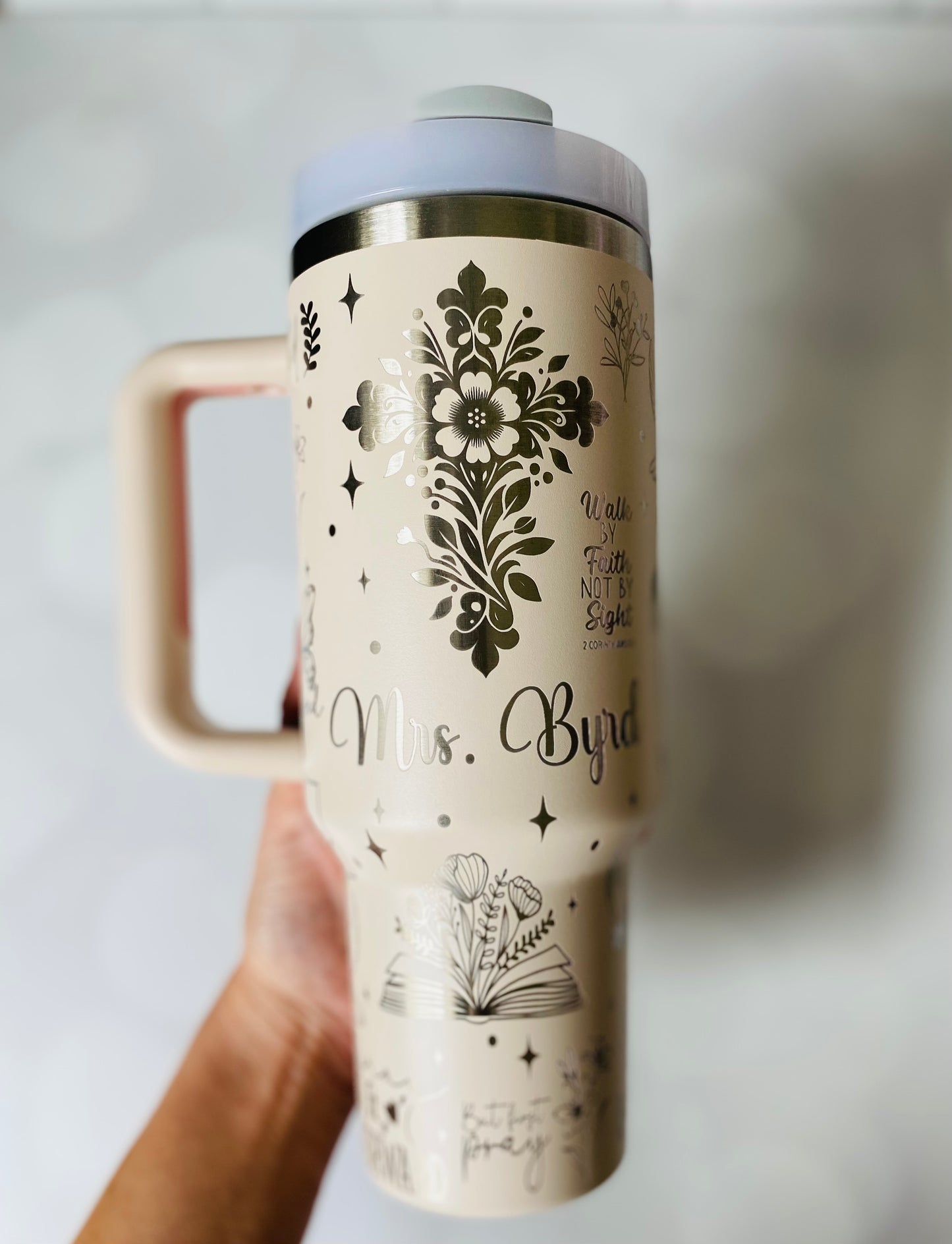 40oz Drink in His Word Tumbler