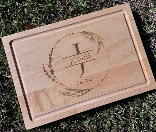 Family Name Serving Board
