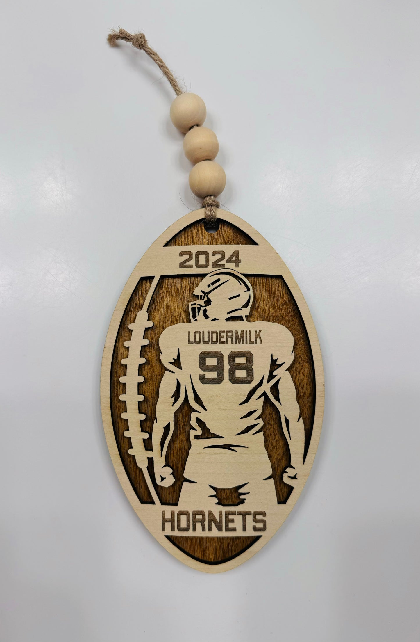 Personalized Football Ornament