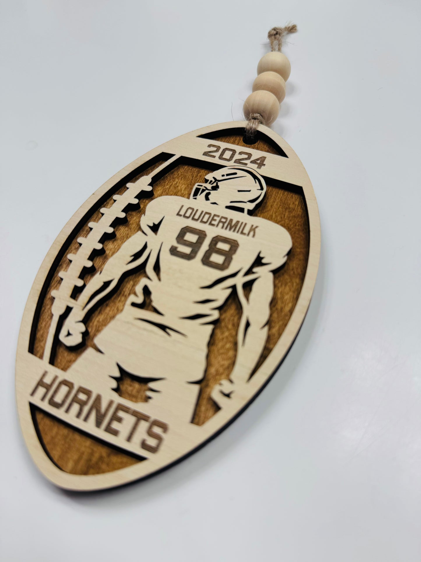 Personalized Football Ornament