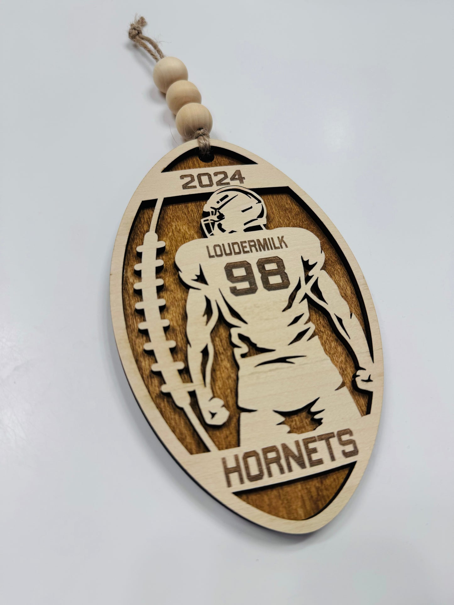 Personalized Football Ornament