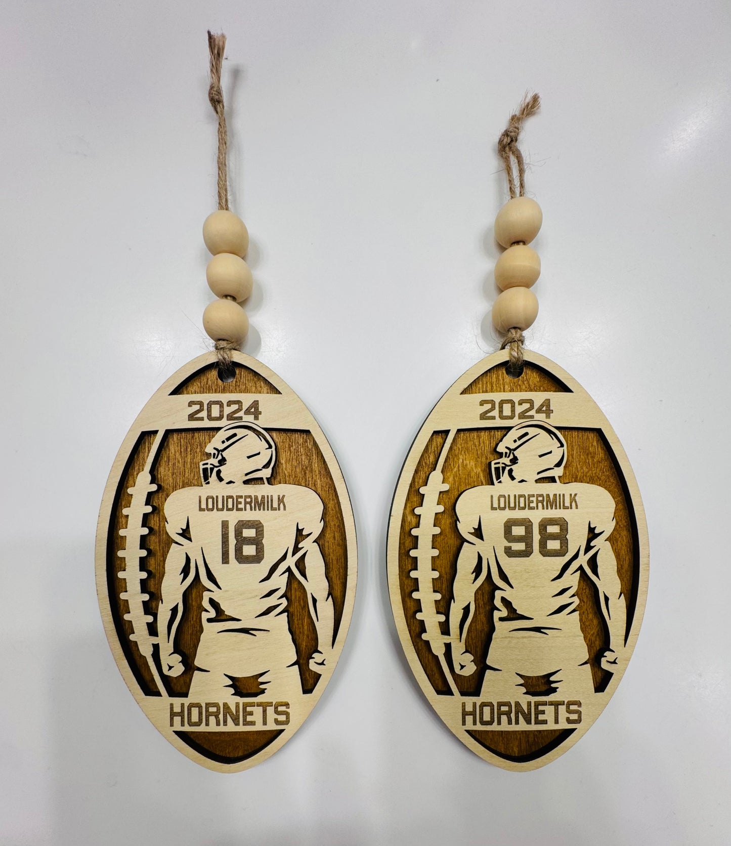 Personalized Football Ornament