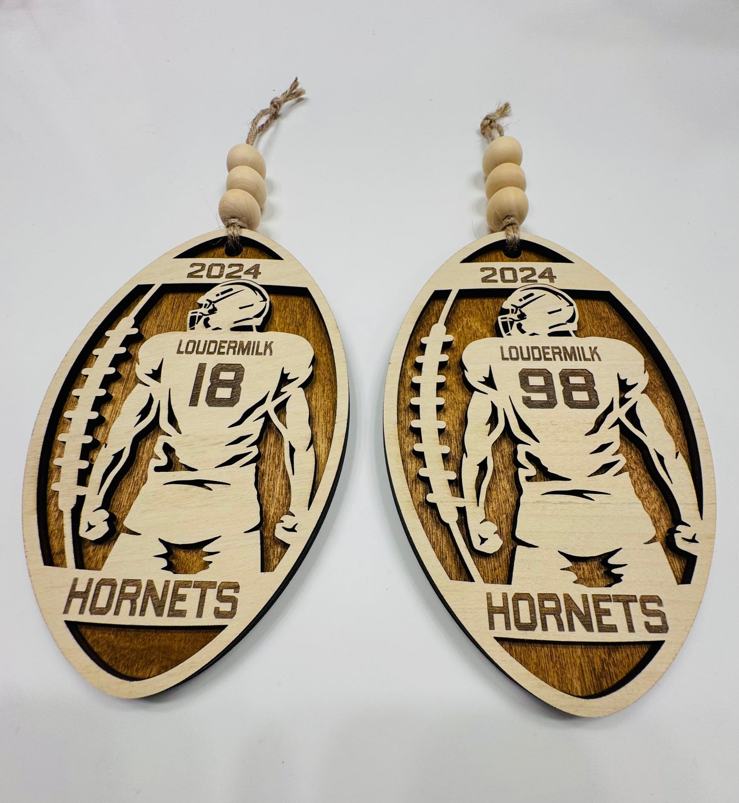 Personalized Football Ornament