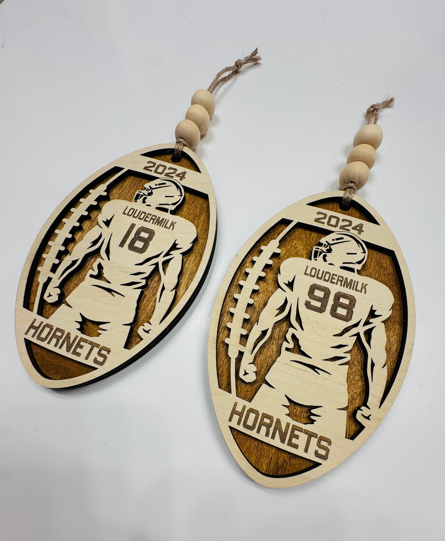 Personalized Football Ornament