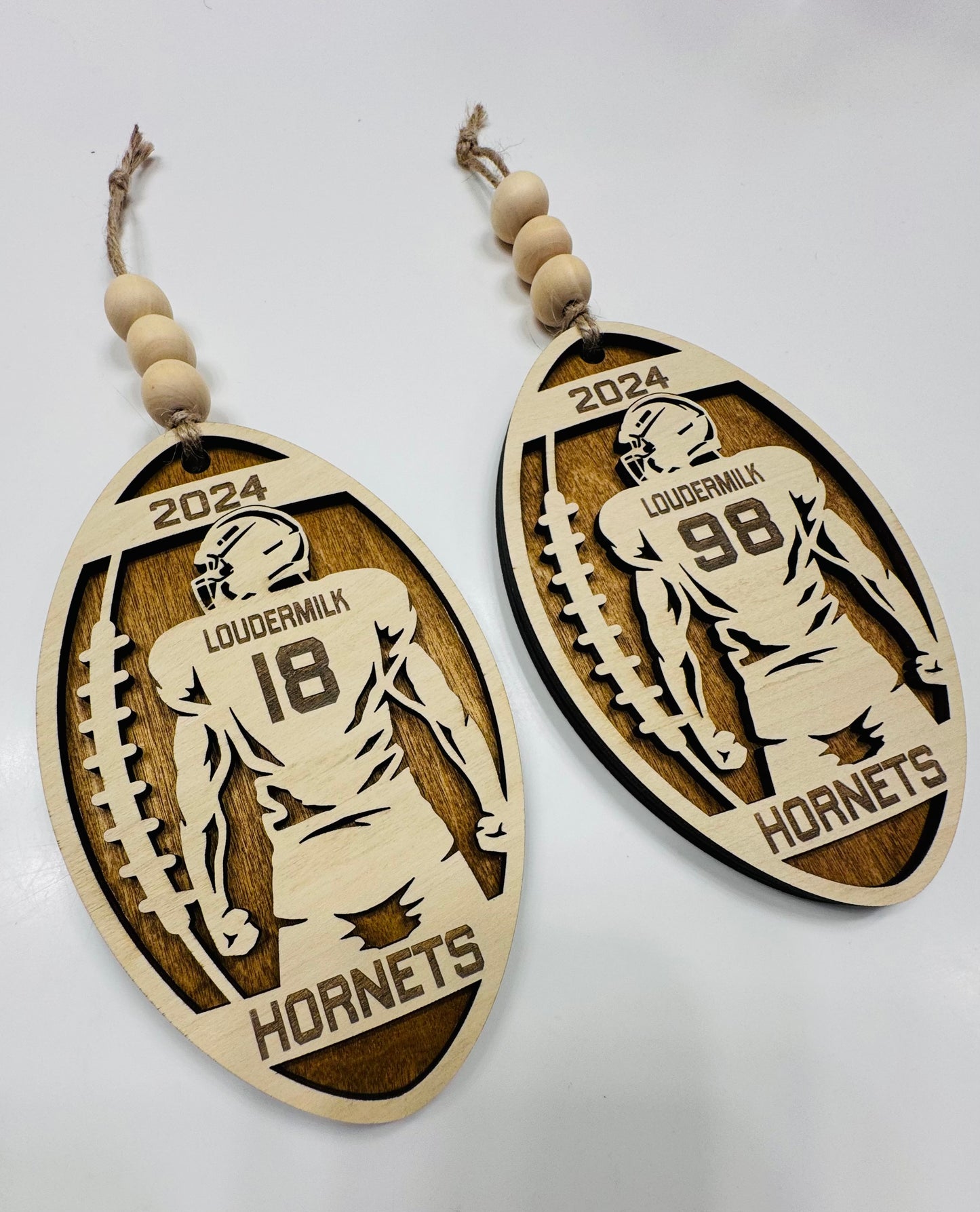 Personalized Football Ornament