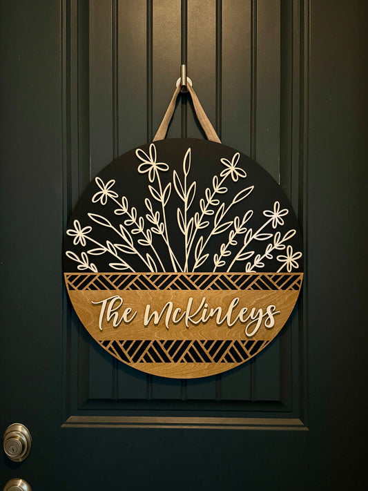 Classic, Clean, and Full of Meaning Door Hanger