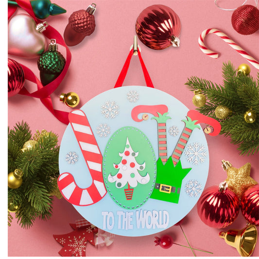 Joy To The World Door Hanger