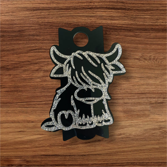 40oz Highland Cow Tumbler Topper