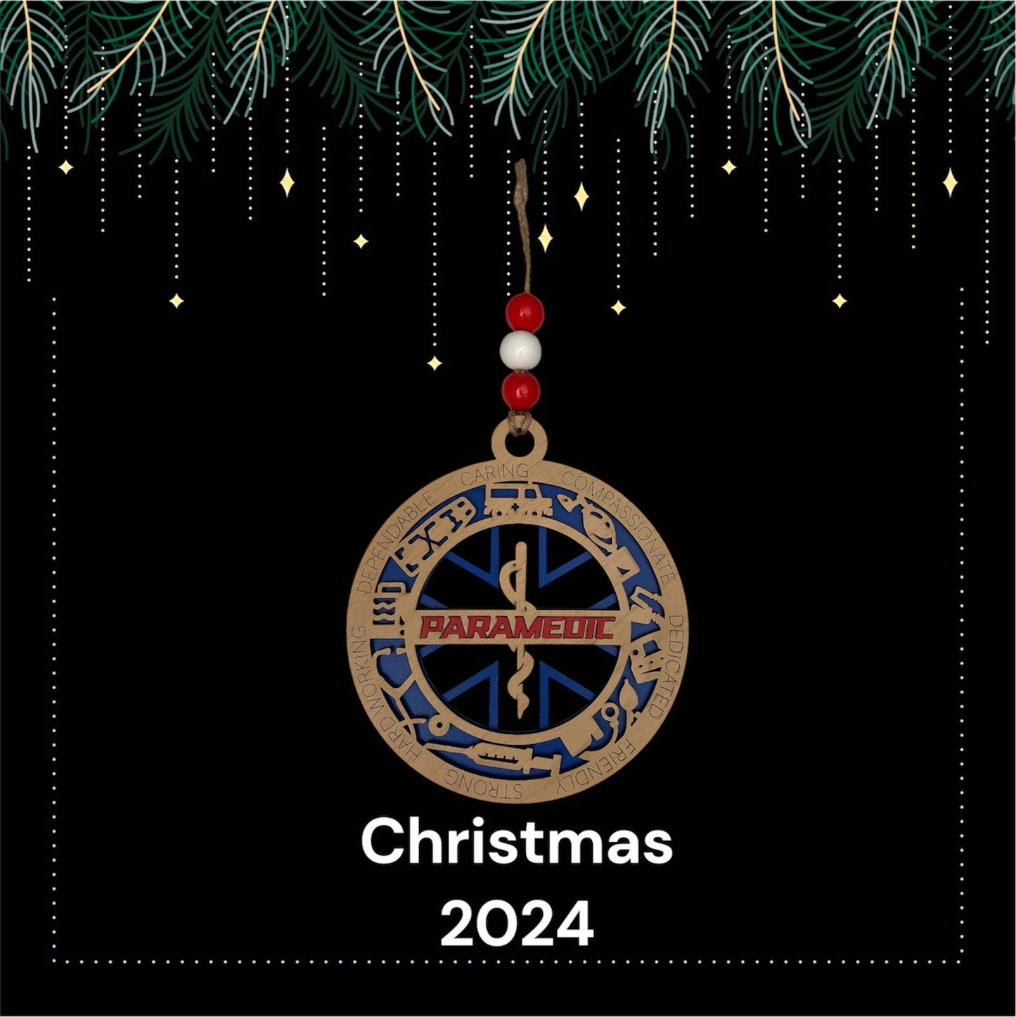Paramedic Christmas Ornament