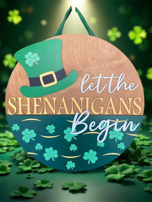 St. Patrick’s Day Door Hanger