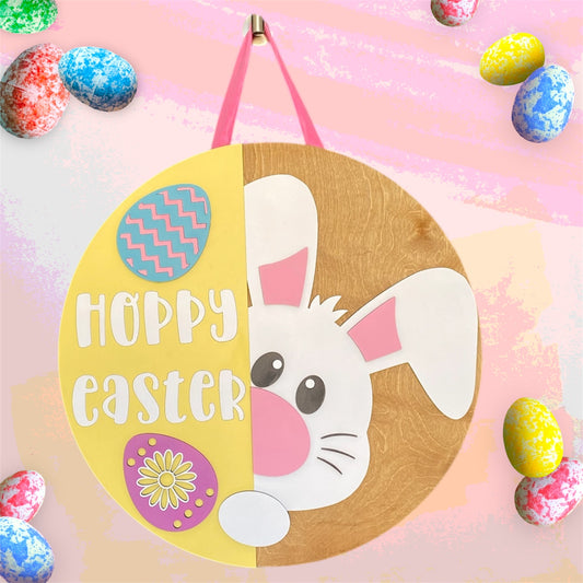Hoppy Easter Door Hanger