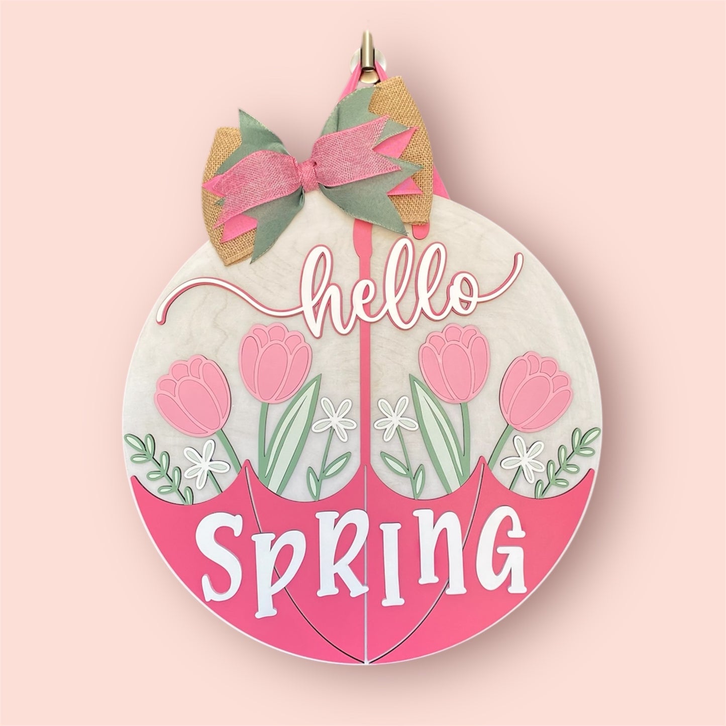 Hello Spring Door Hanger