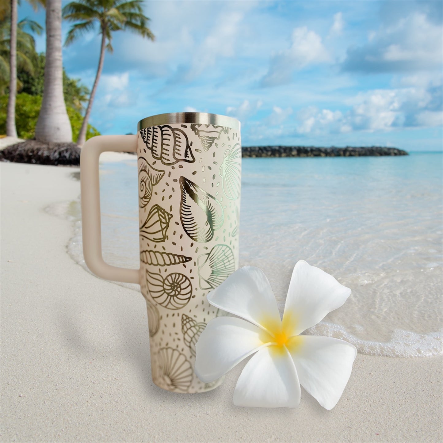 40oz Shell Yeah Tumbler