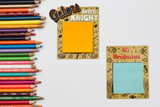 Personalized Sticky Notepad Holder