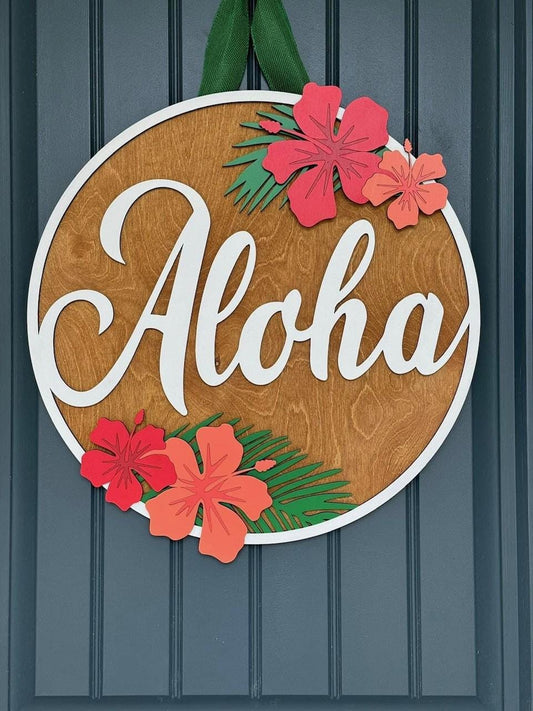 ALOHA Door Hanger