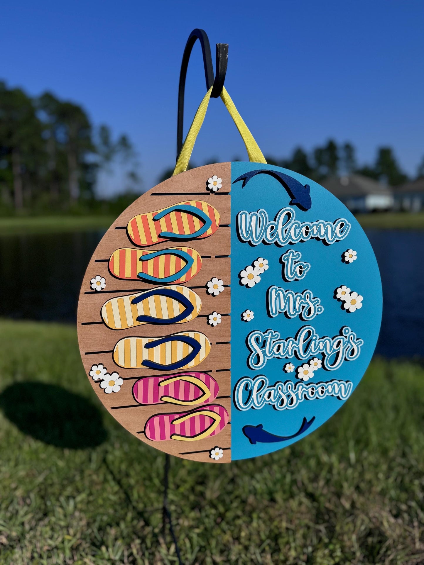 Life is Better in Flip Flops Door Hanger