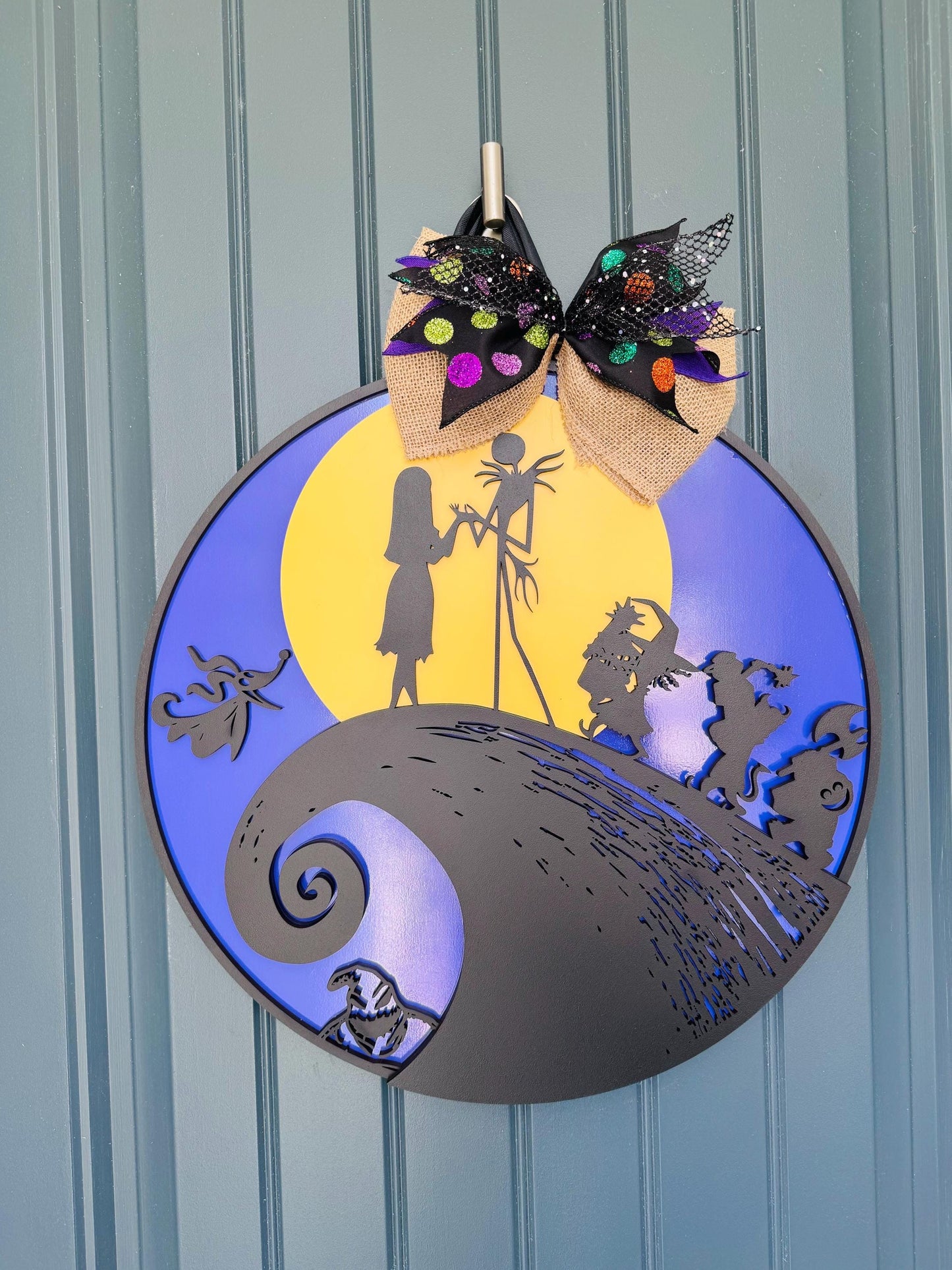 Nightmare Before Christmas Door Hanger