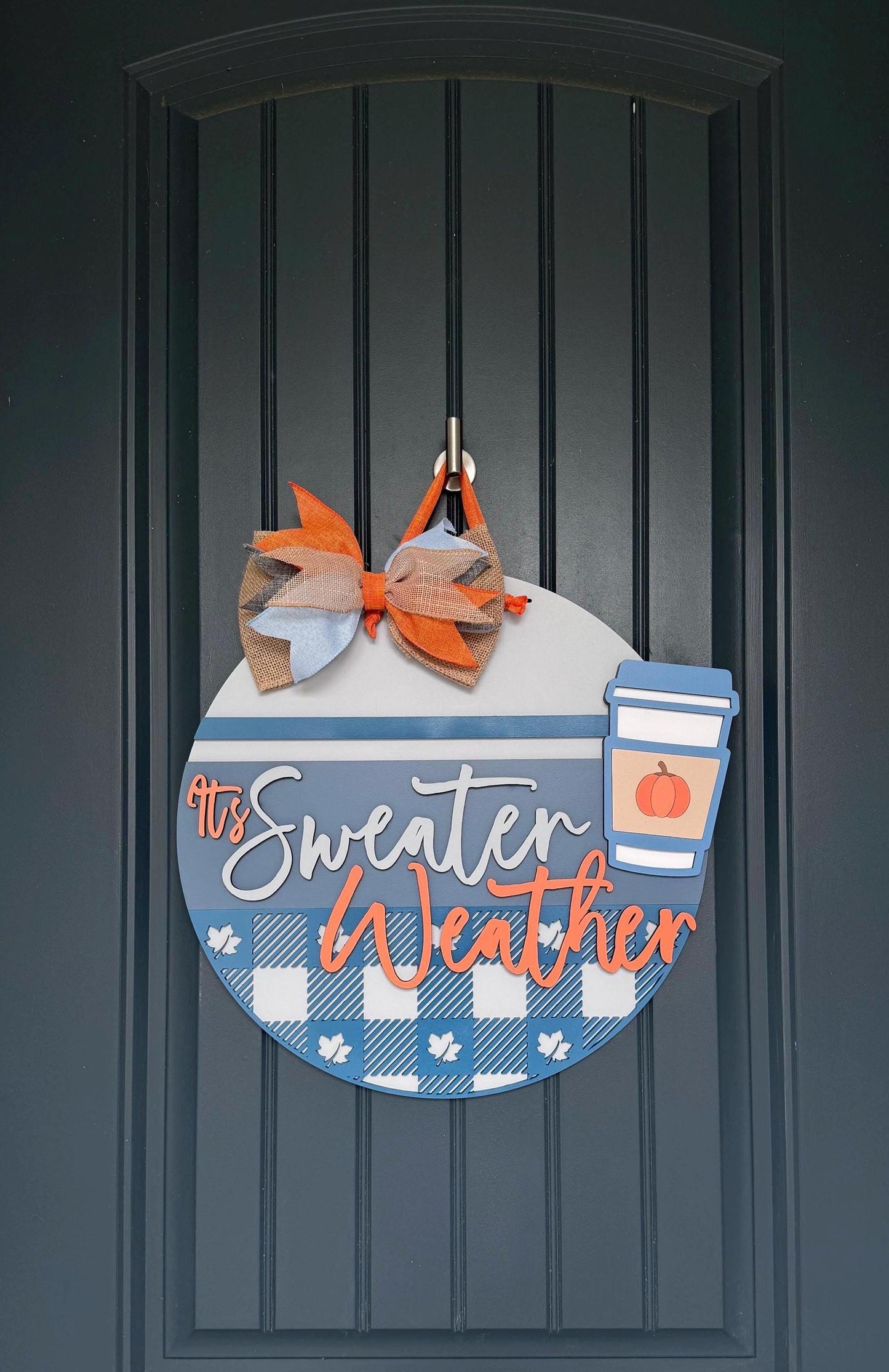 Sweater Weather Door Hanger