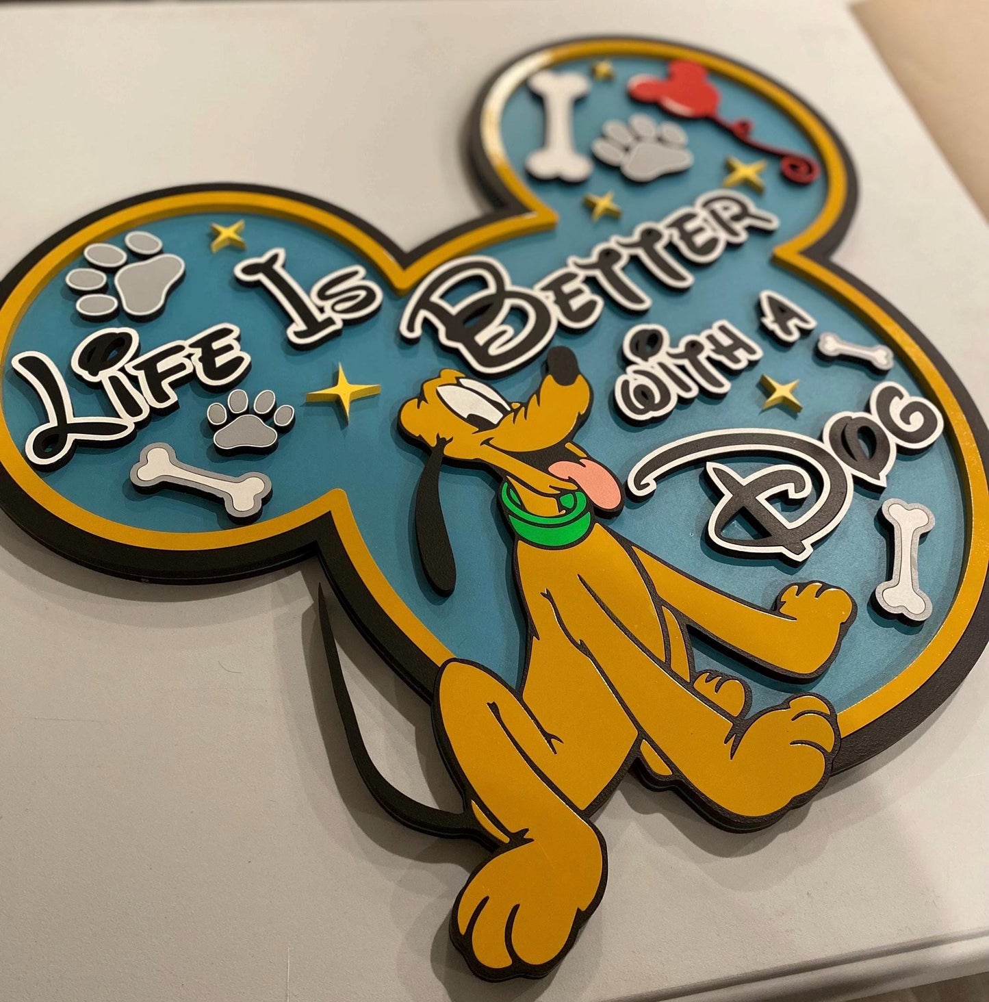 Life is Better with a Dog Door Hanger
