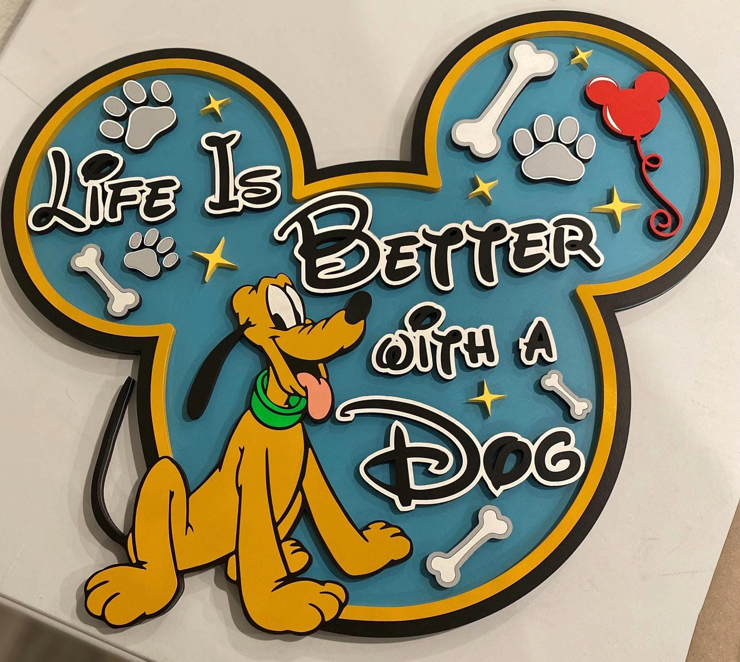 Life is Better with a Dog Door Hanger