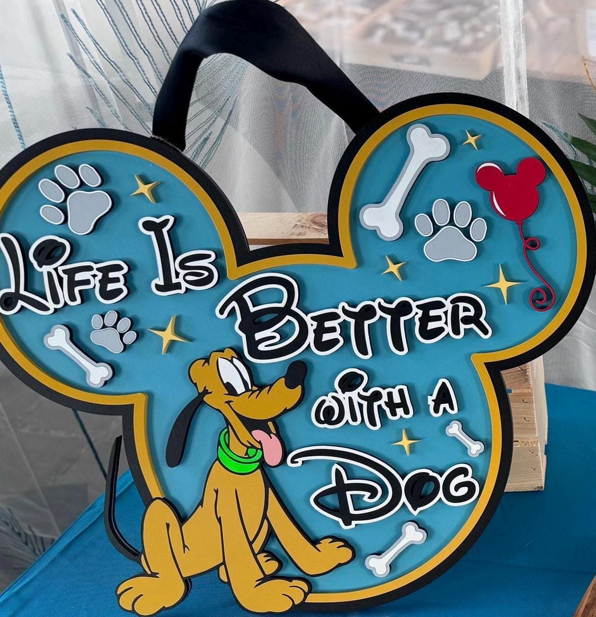Life is Better with a Dog Door Hanger
