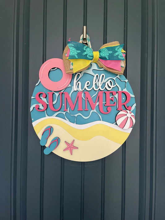 HELLO SUMMER Door Hanger
