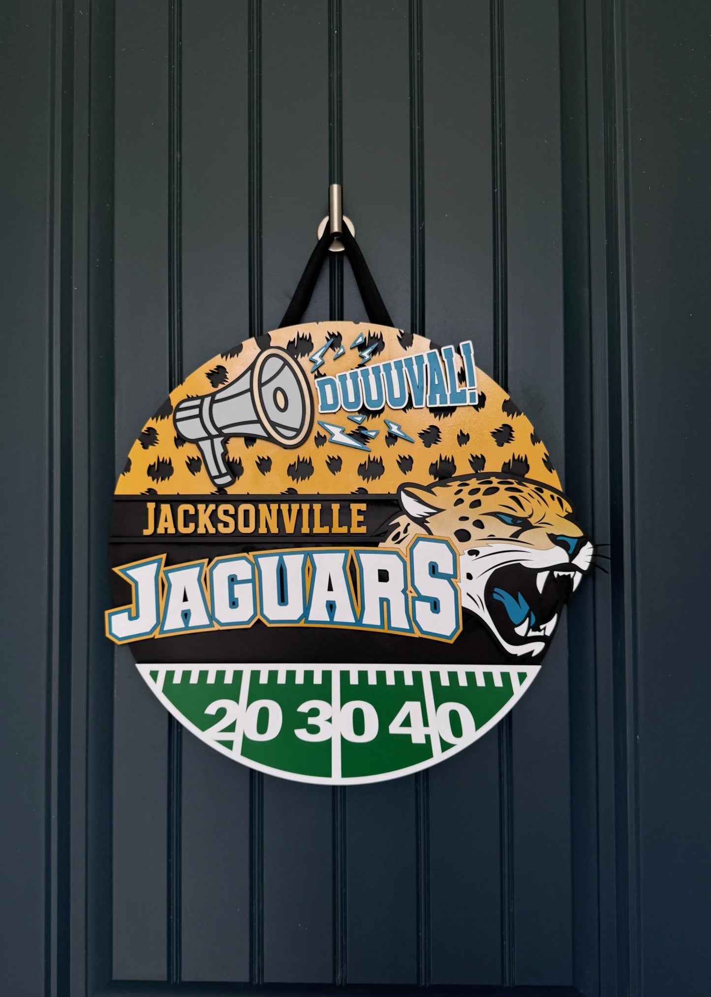 Jacksonville Jaguars Door Hanger