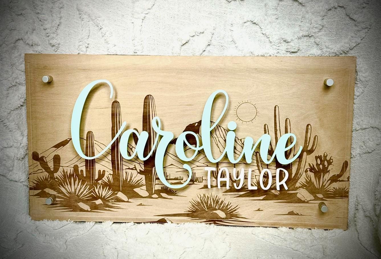 Personalized Nursery Wall Sign