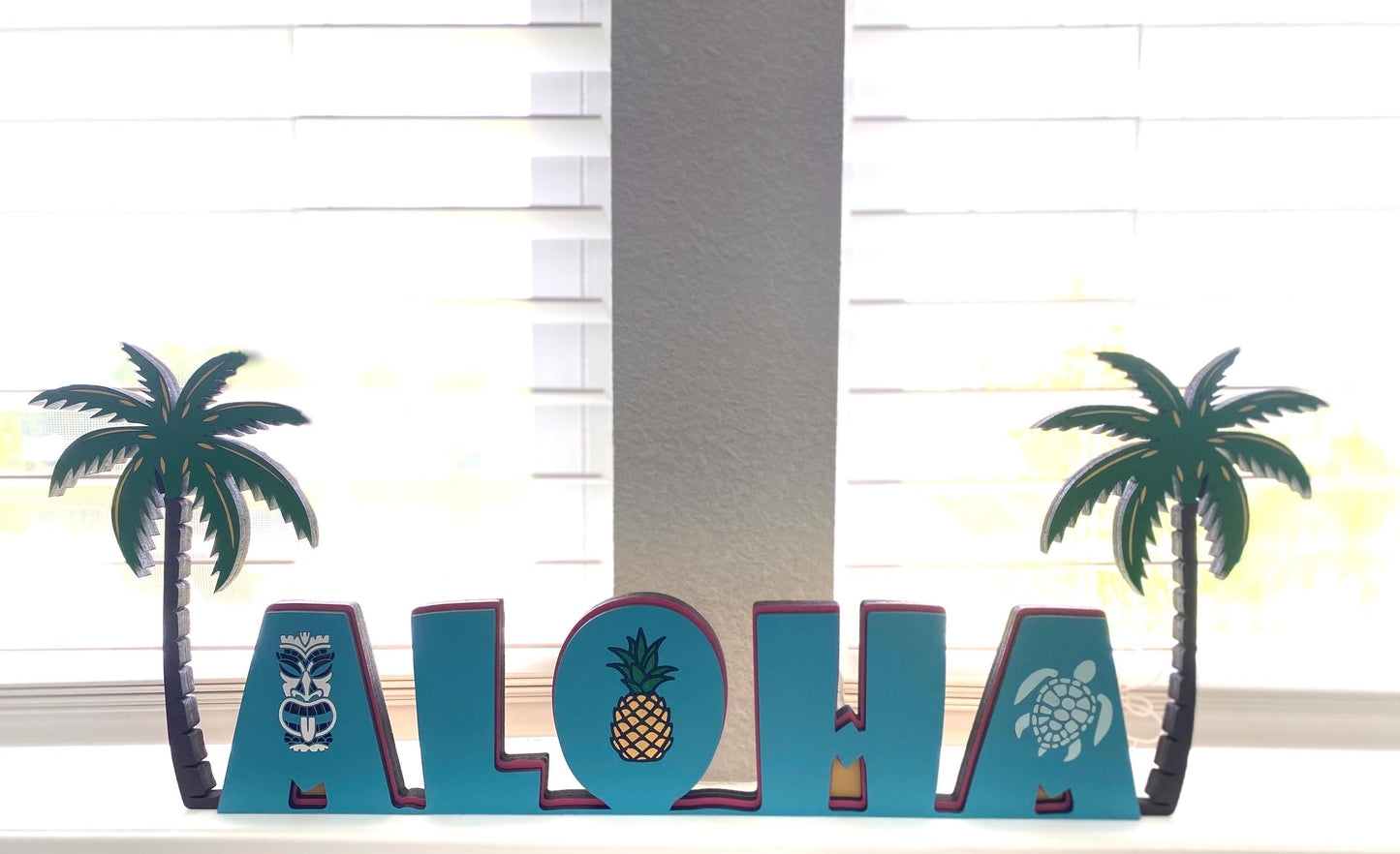 ALOHA Tabletop Sign