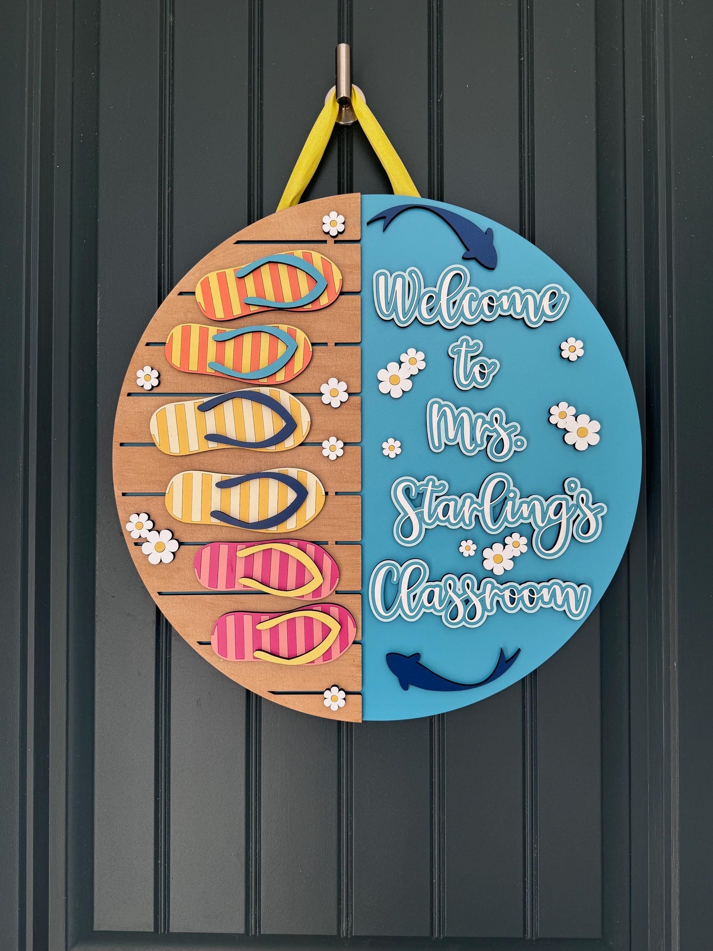 Life is Better in Flip Flops Door Hanger