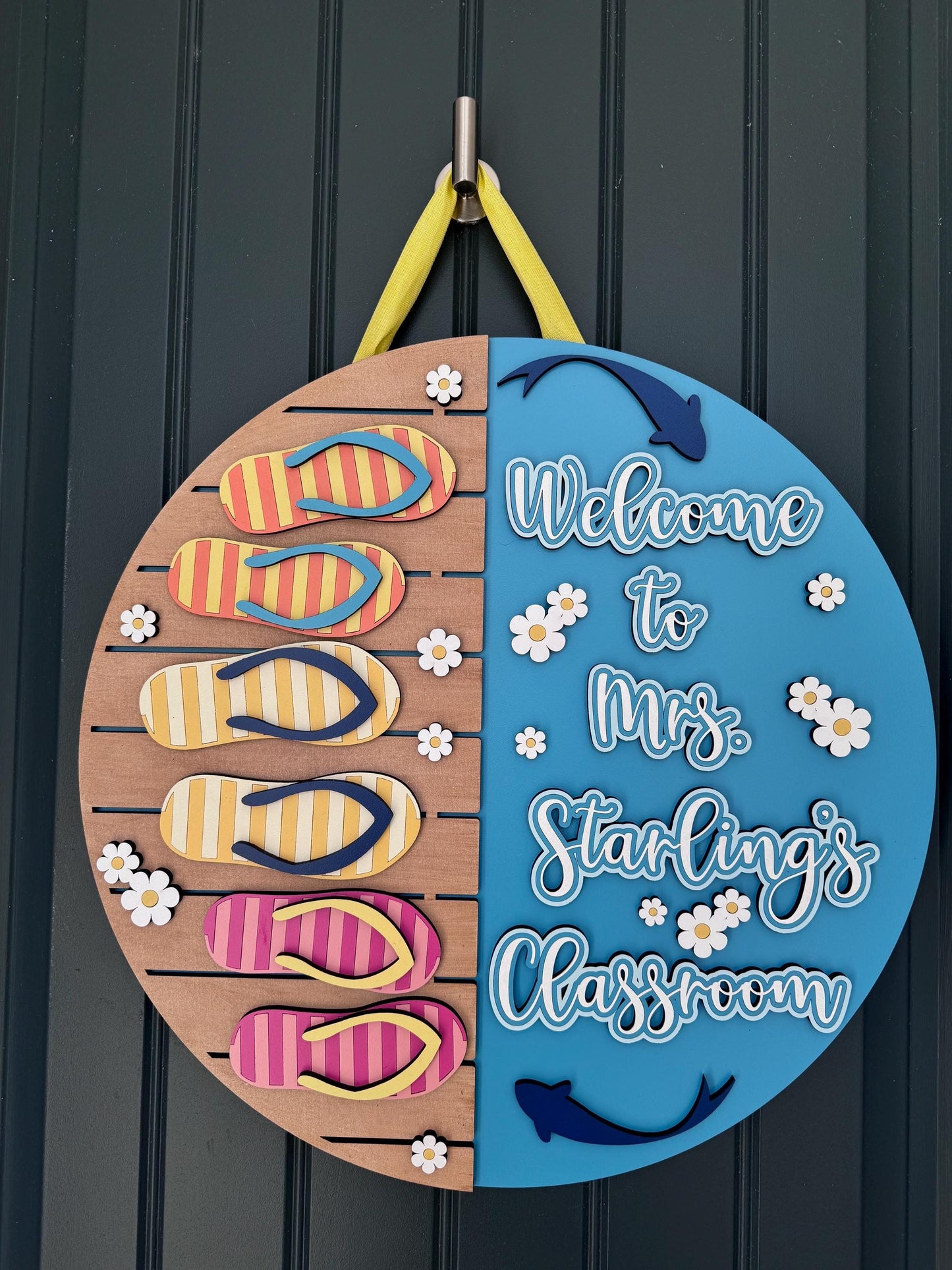 Life is Better in Flip Flops Door Hanger