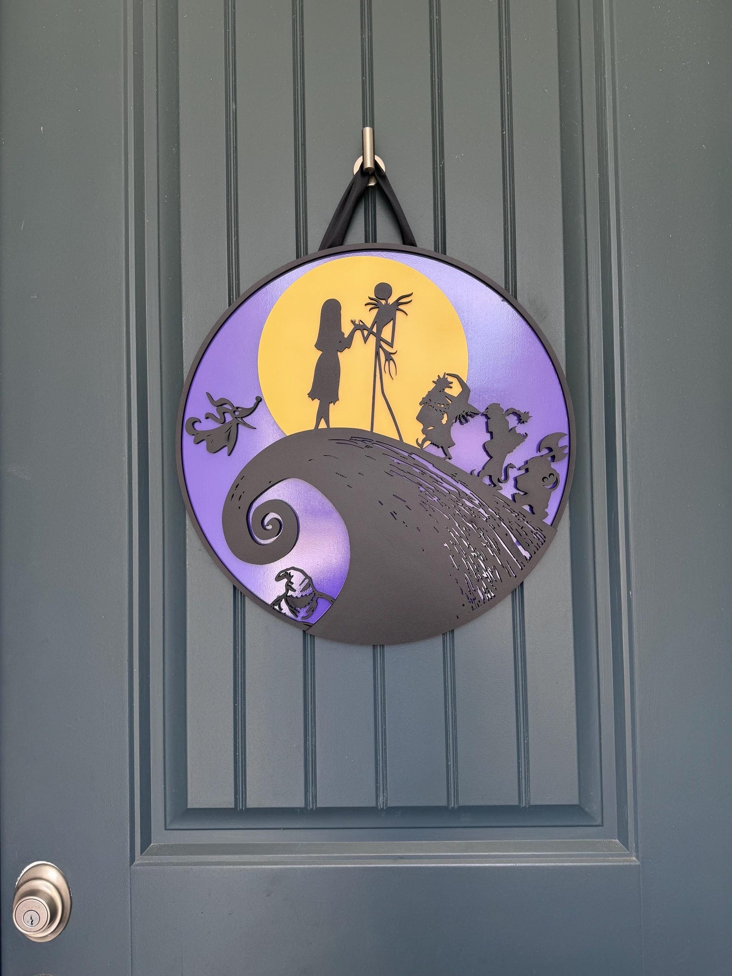 Nightmare Before Christmas Door Hanger