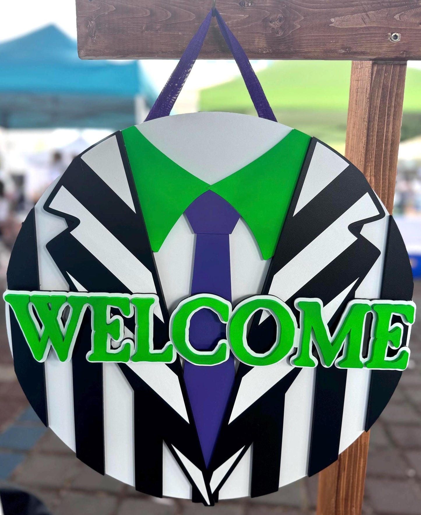 Beetlejuice Door Hanger