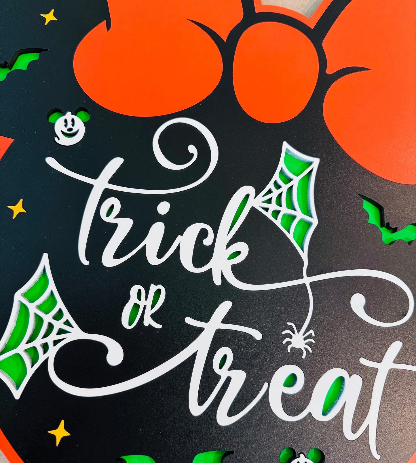 Trick or Treat Minnie Mouse Door Hanger