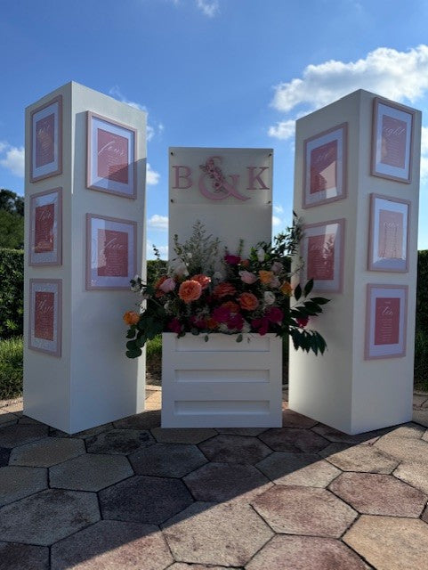 Floral Wedding Monogram
