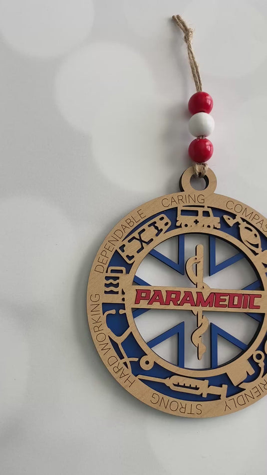 Paramedic Christmas Ornament