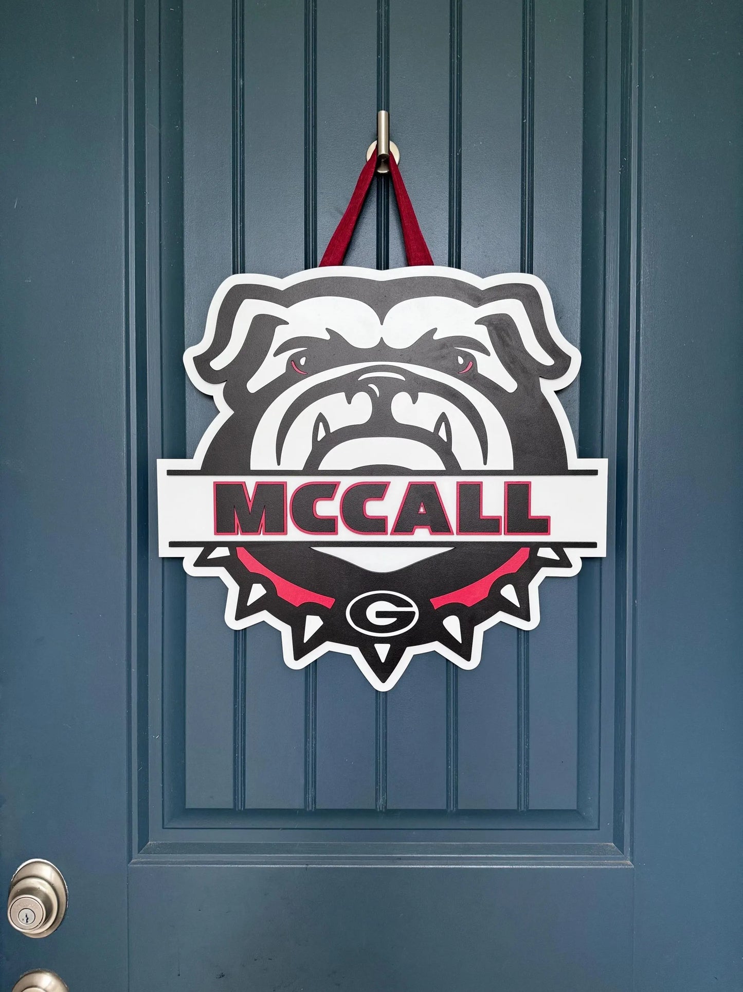 Georgia Bulldog Door Hanger