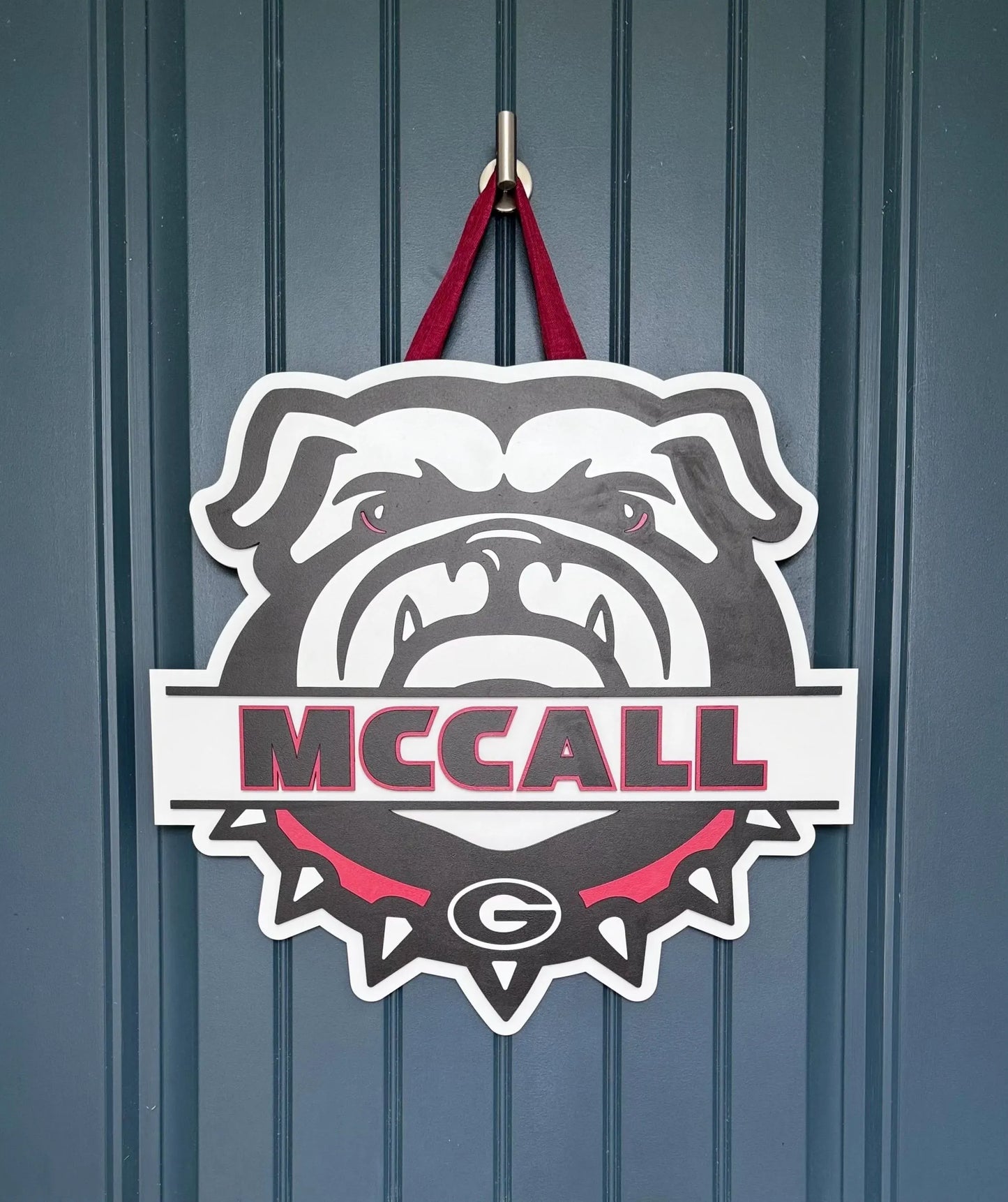 Georgia Bulldog Door Hanger